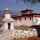 The Paro Dzong from northern side