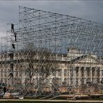 The Parthenon in Kassel entsteht