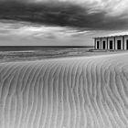 The passage of the wind on the beach