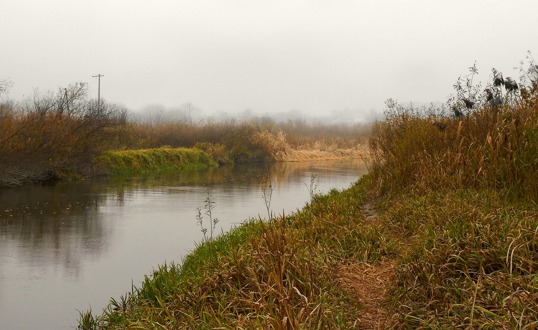 The path to the fishing spots ...