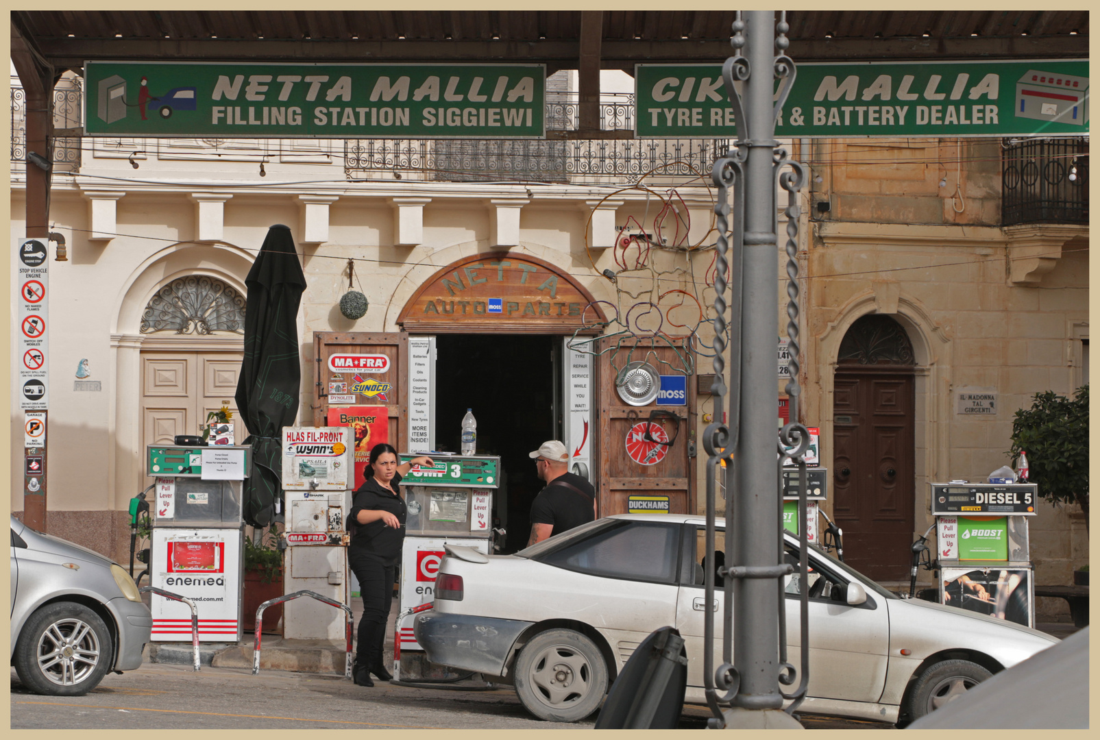 the petrol station at siggiewi