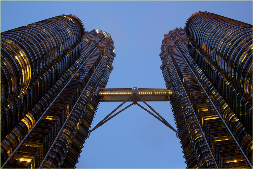 The Petronas Twin Towers, Kuala Lumpur ...