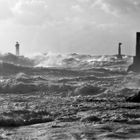 The Phare de Nividic is one of three major lightouses on Ouessant in Brittany