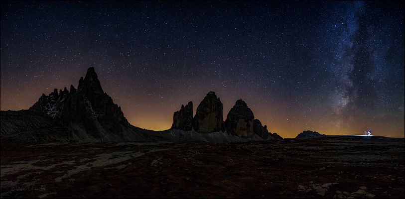 The photographer is playing with the light!