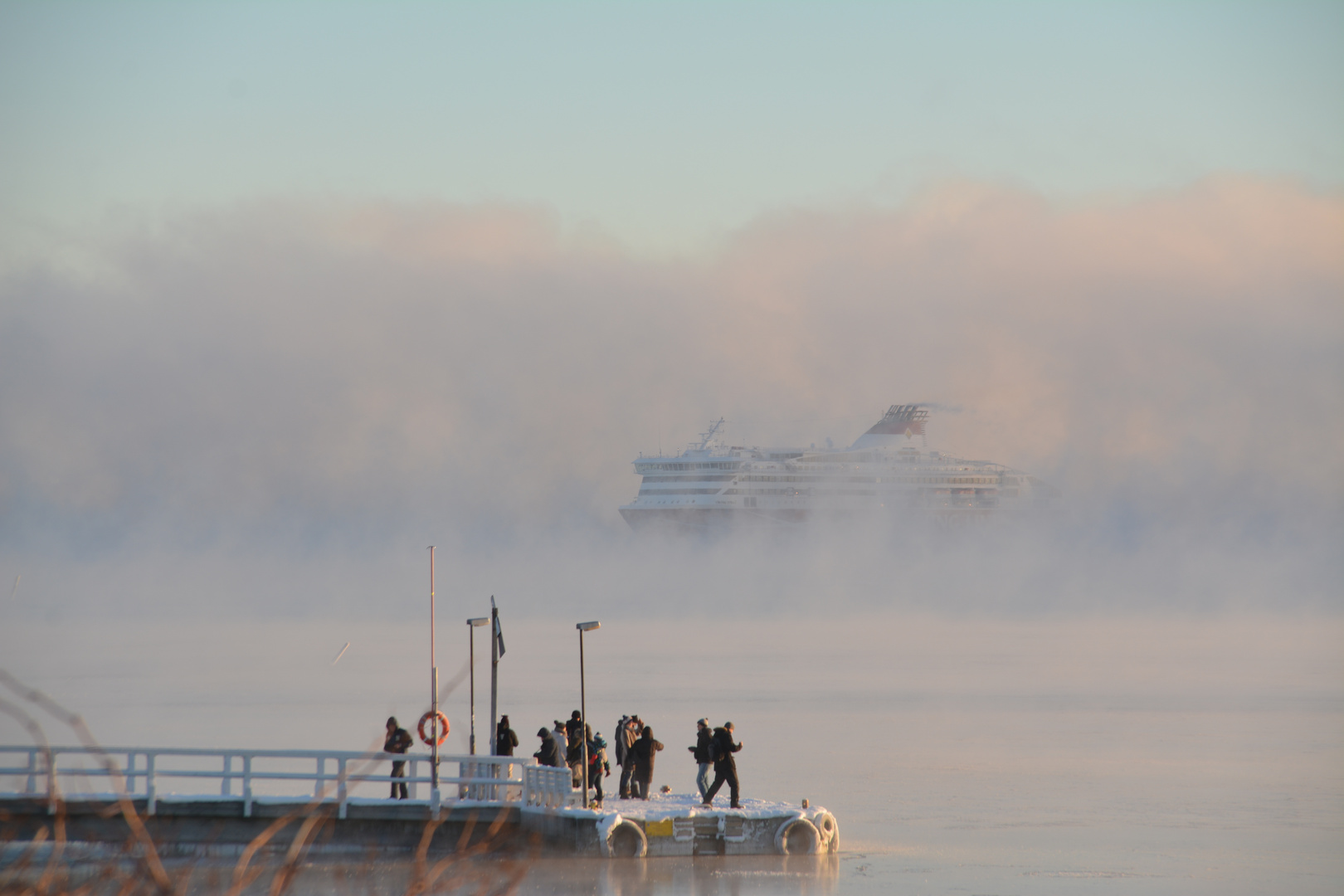 The photographers on the pier