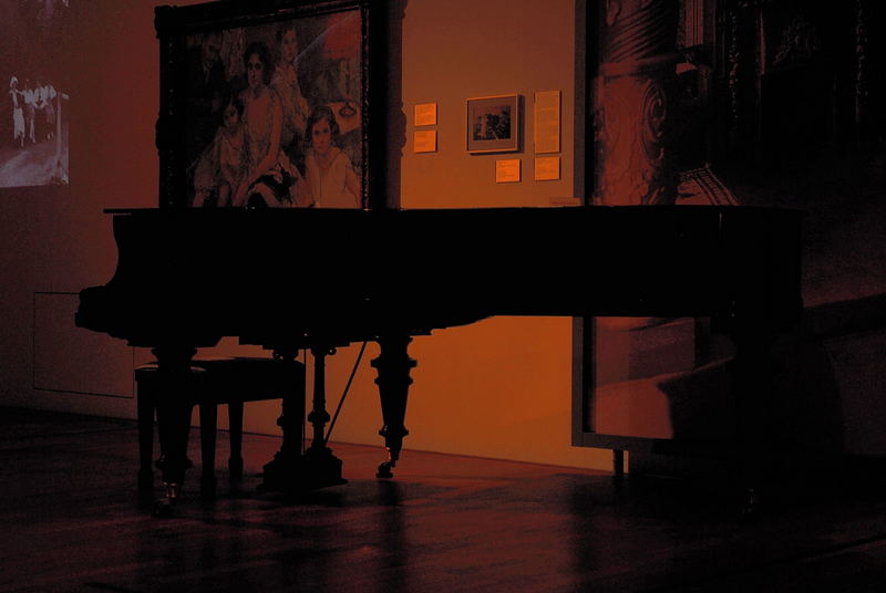 the piano