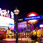 The Picadilly Circus by night
