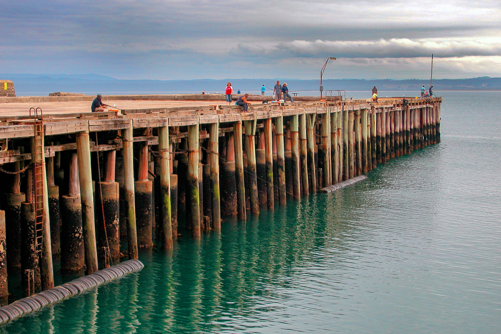 The pier in the port of Stanley