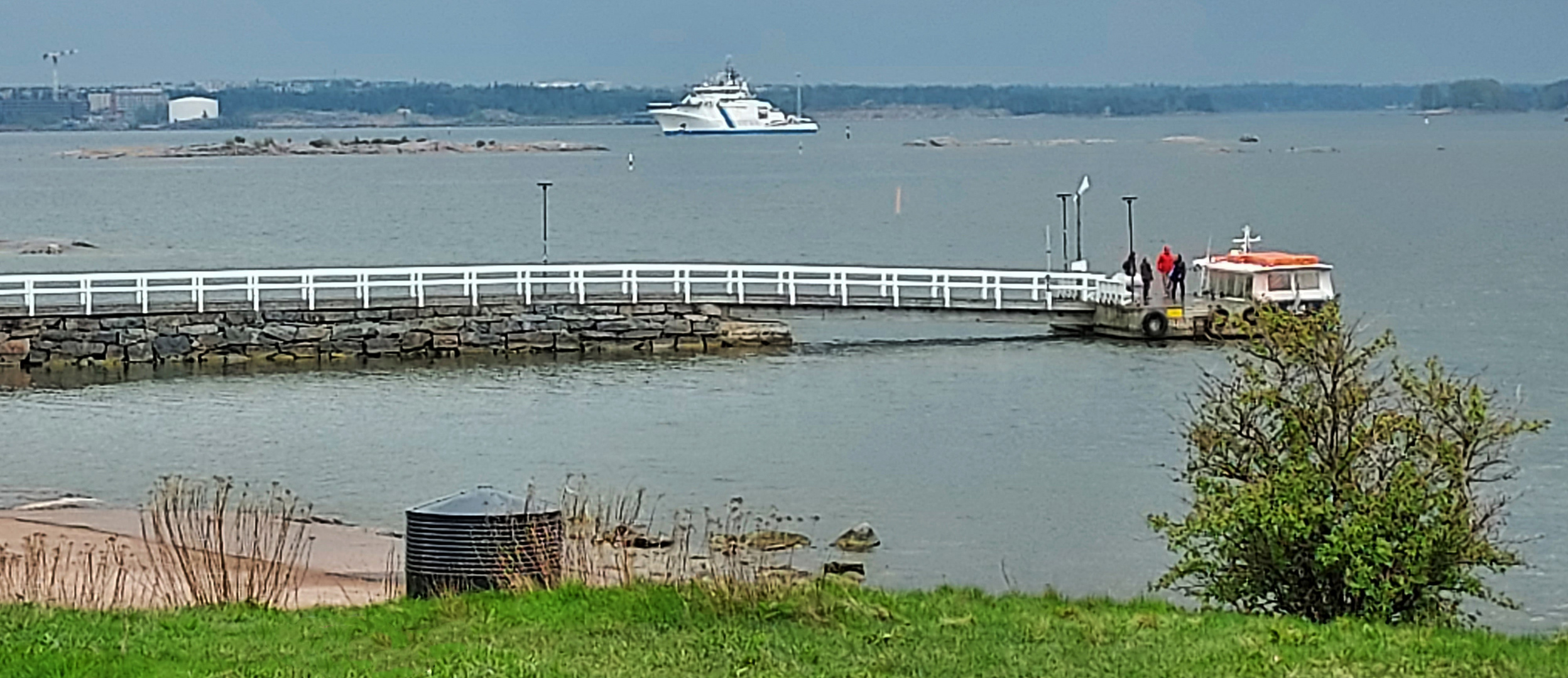 The pier of Kaivopuisto