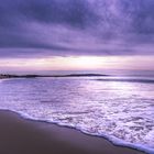 The pink sunset in Venice Beach