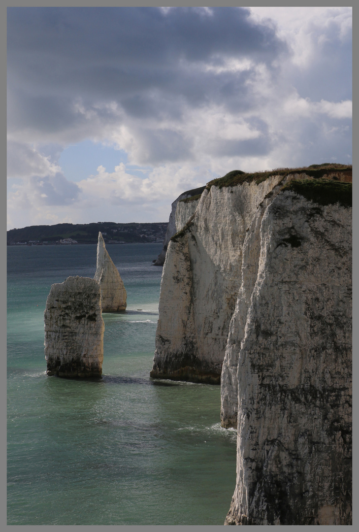 the Pinnacles and chalk cliffs  Isle of Purbeck 9A