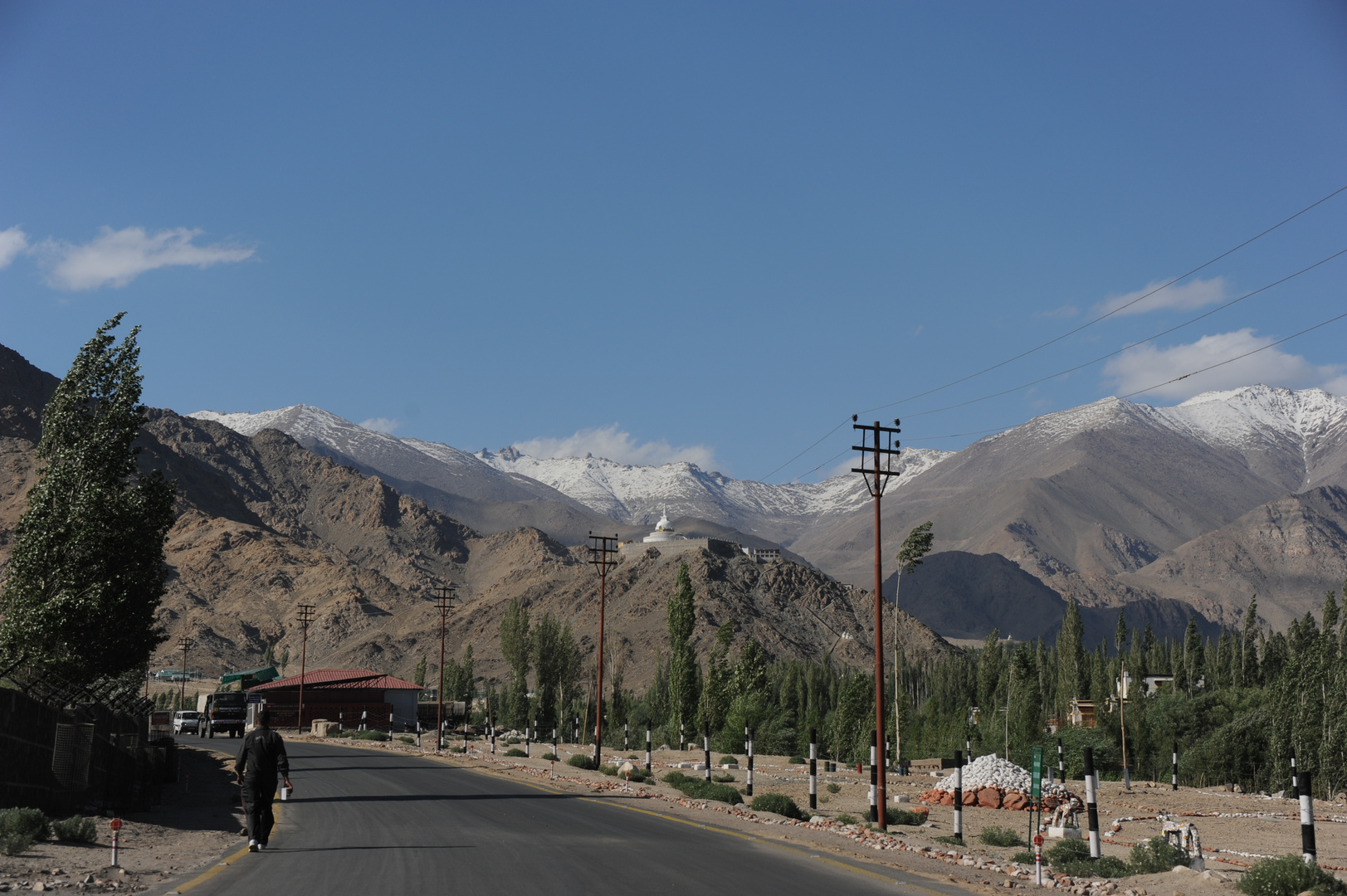 The place called Leh, Inida