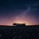 The plane Wreck at night