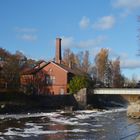 The power station museum. River Vantaa