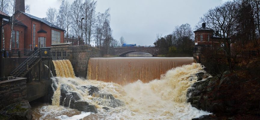 The powerstation museum on Vantaa river
