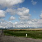 The prairie rising up into mountain majesty