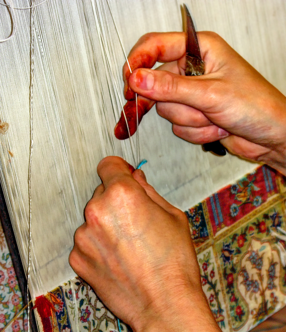 [ the production of a turkish carpet 3 ] 0687