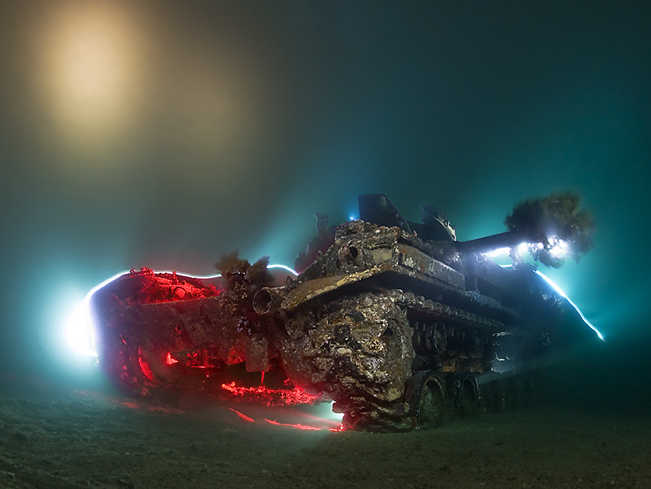 The Psychedelic Tank Underwater