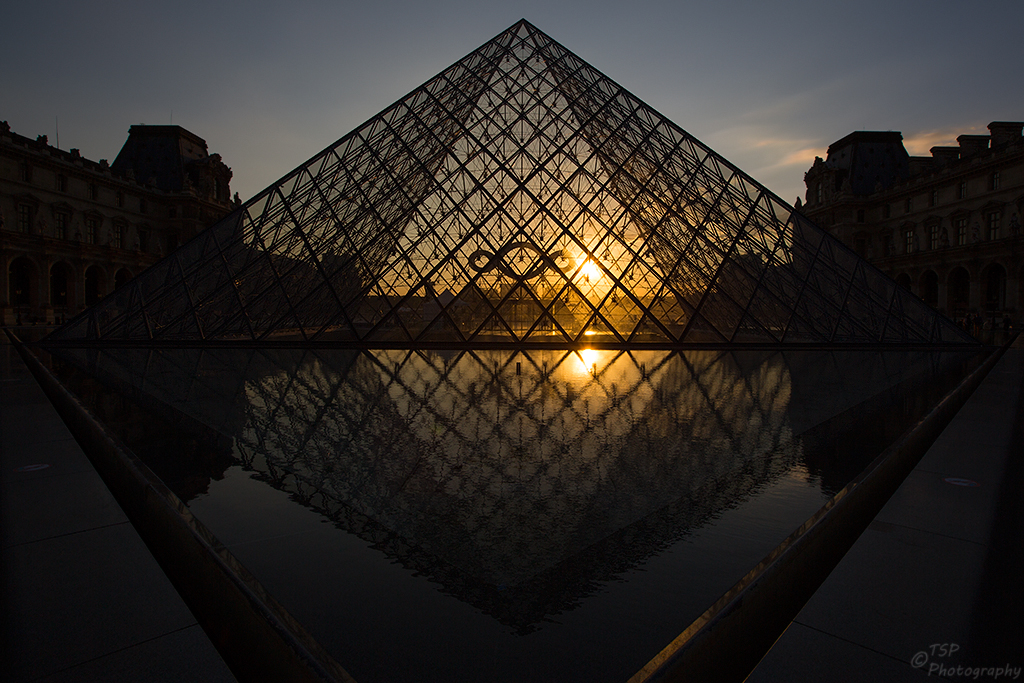 The pyramid at Louvre