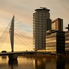 The Quays at sunset