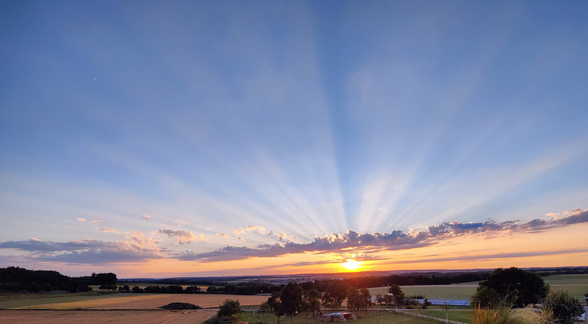 The radiance of the sky