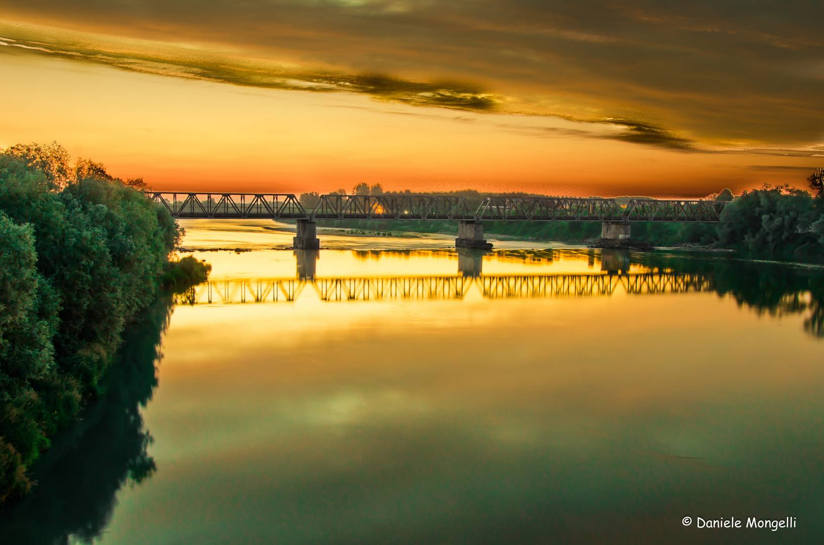 The railway bridge