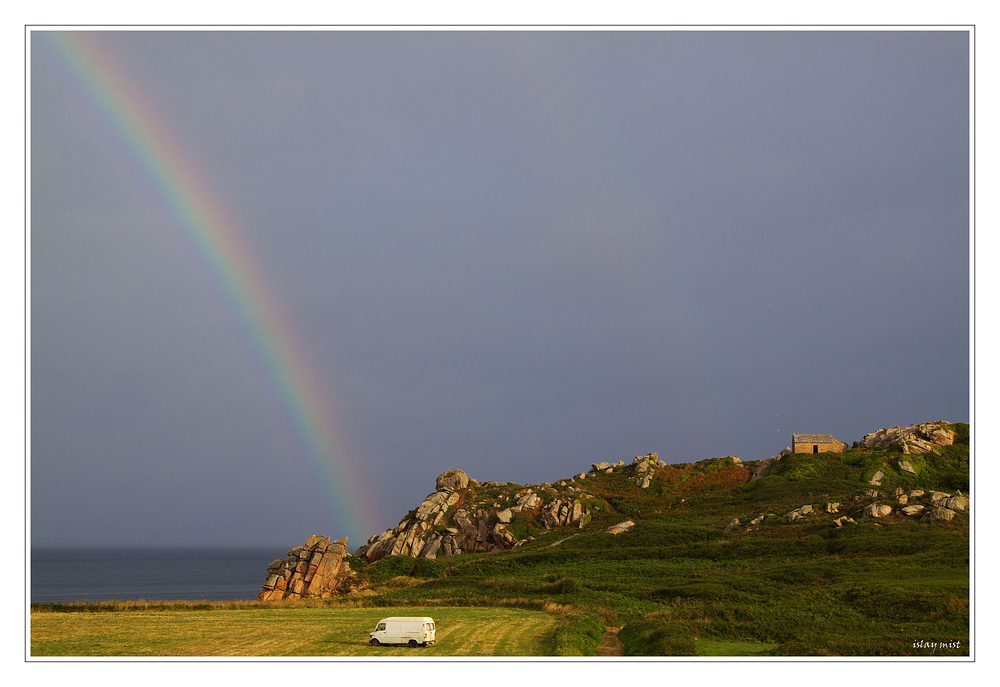 the rainbow van........