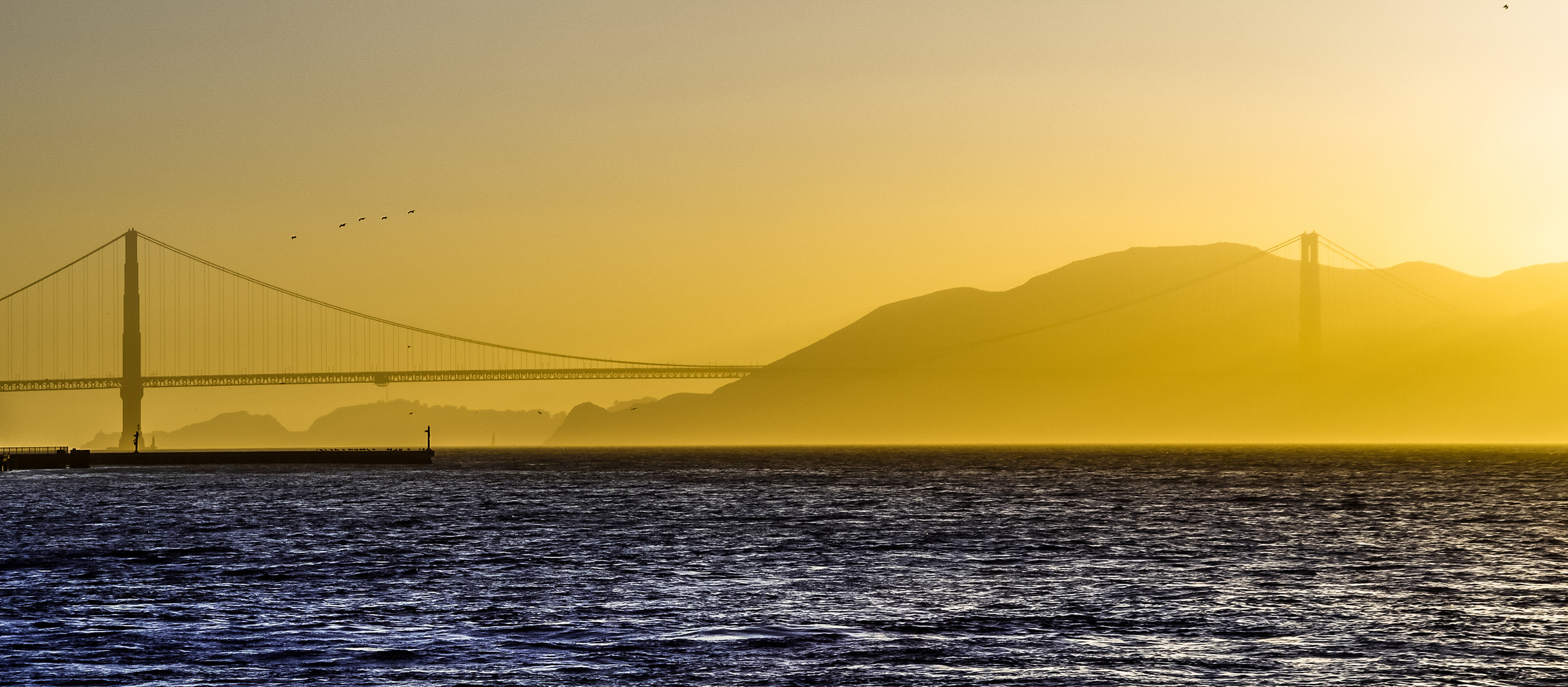 The real GOLDEN Gate Bridge