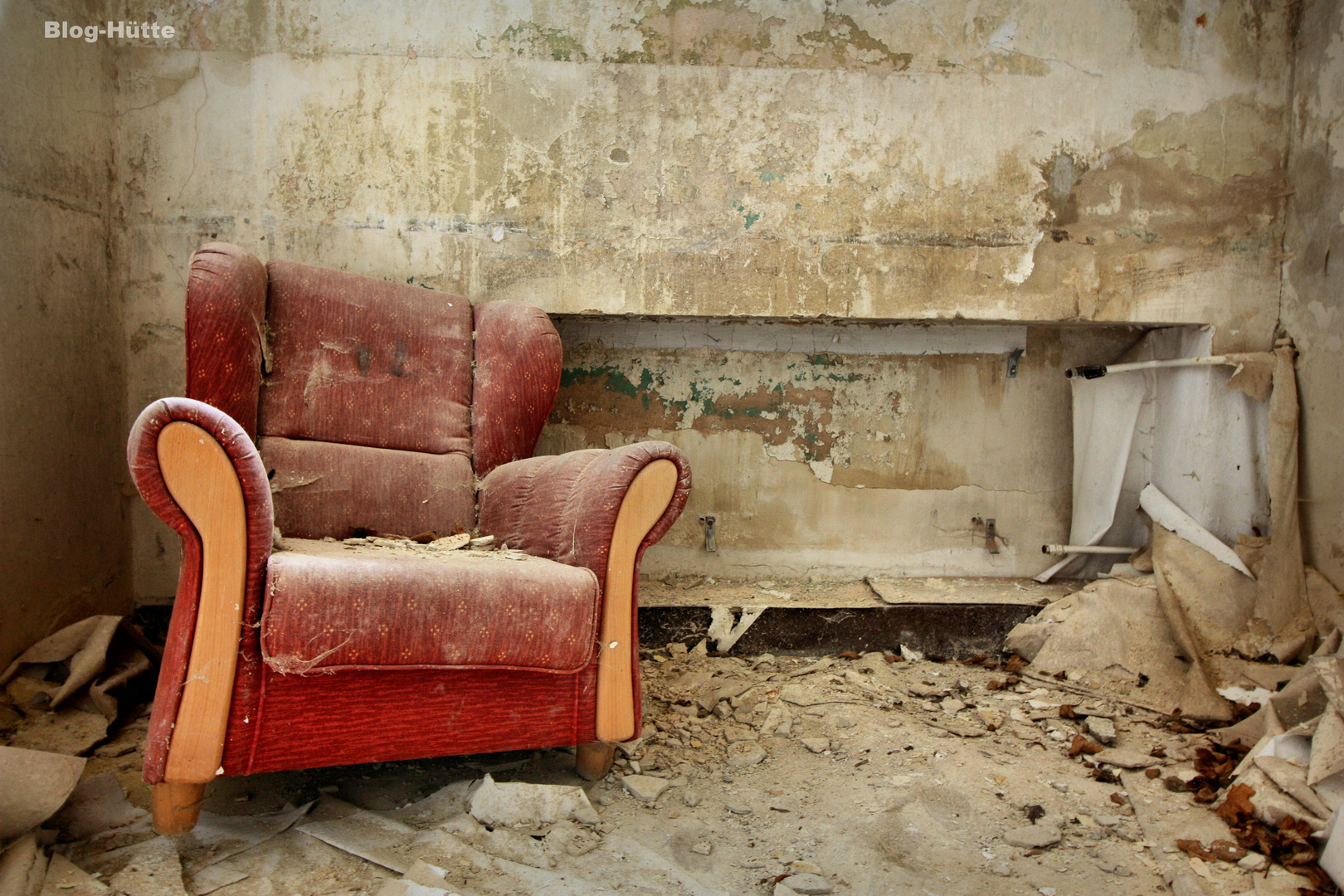 the red armchair