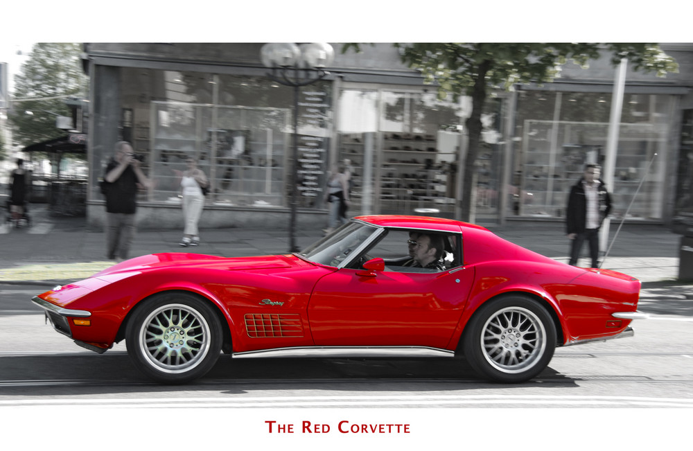 The red Corvette