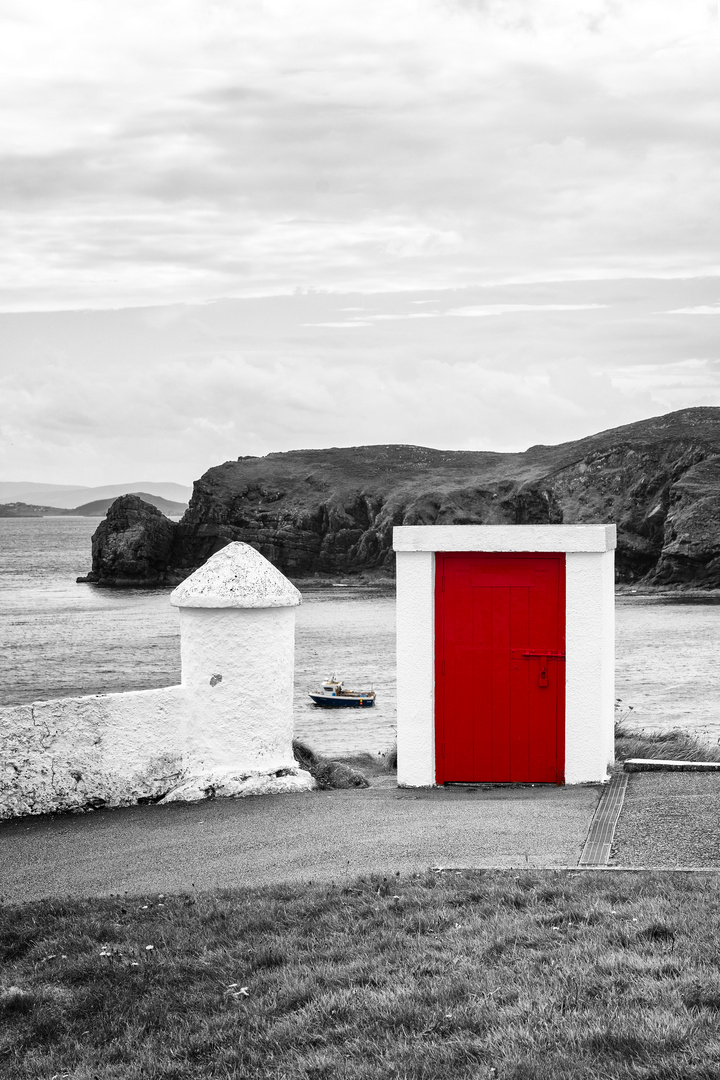 ... the red door ...