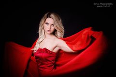 the red dress