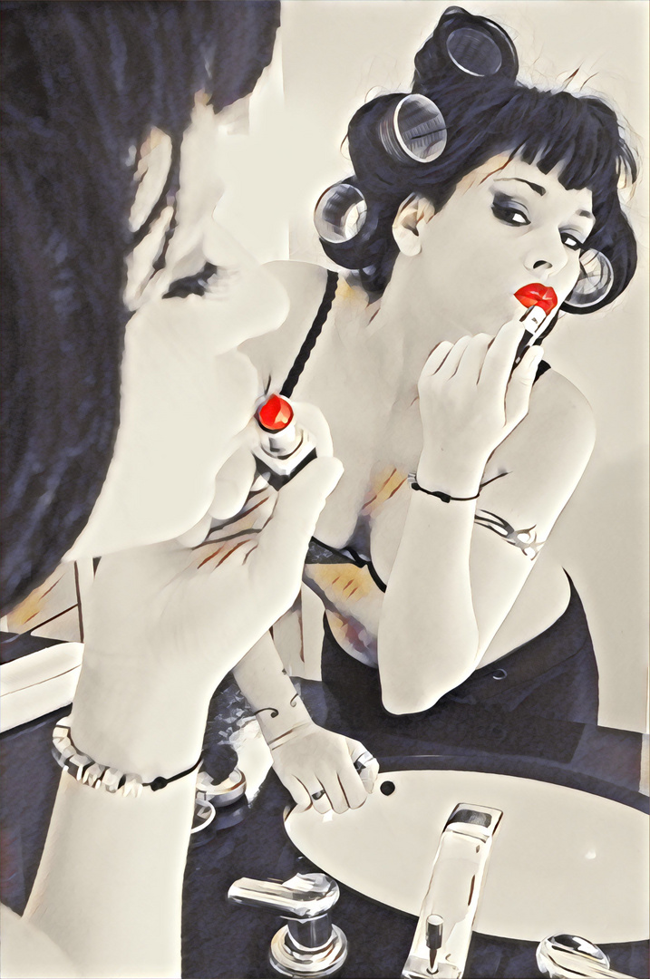 the red lipstick _PA