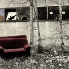 the red sofa