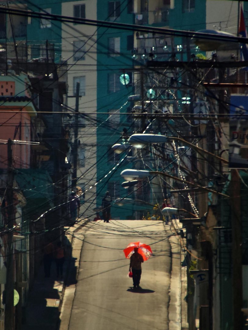 The red umbrella