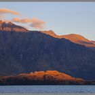 The Remarkables and lake Wakatipu evening