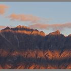 The Remarkables and lake Wakatipu evening