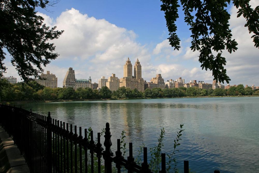 "The Reservoir" im Central Park an einem sonnigen Septembertag 2014