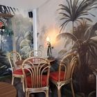 The restaurant interior 