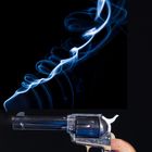 The revolver smoke