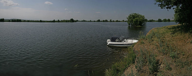 The river Moscow a panorama