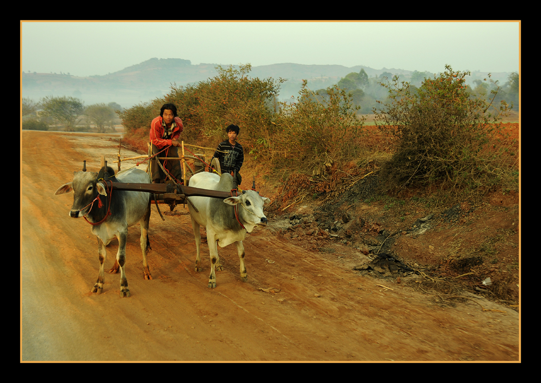 the road of Myanmar