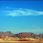 The road to Eilat in the southern part of Israel