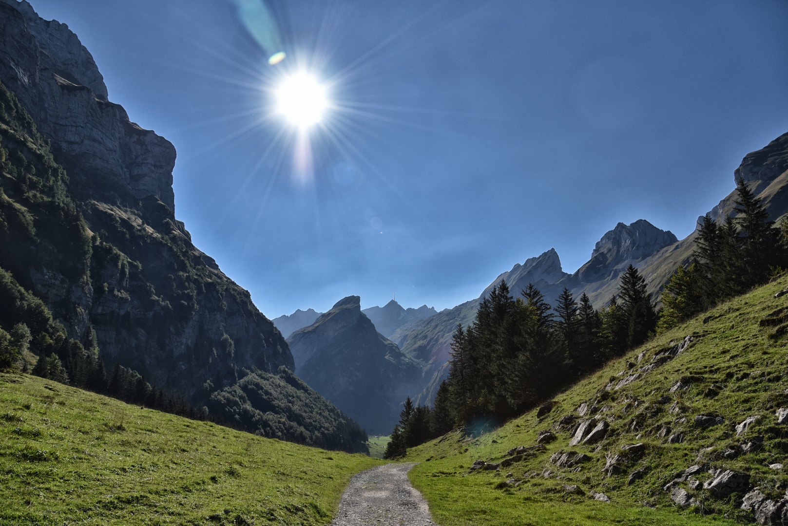 The road to the Säntis...