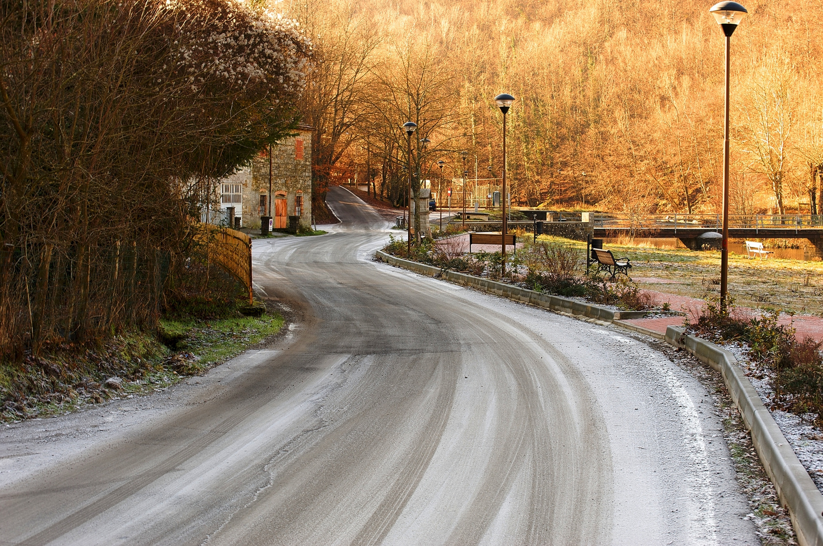 The road to the winter