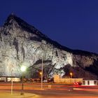 The Rock at night