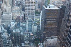 the roof tops of the city