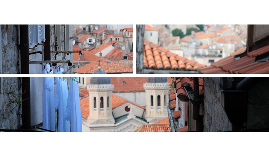 the roofs of Dubrovnik