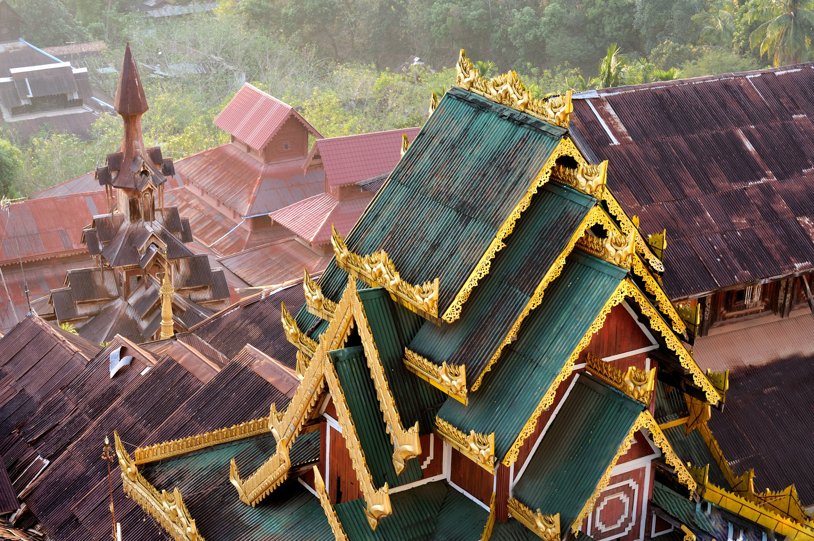 The Roofs of Mawlamyaing 