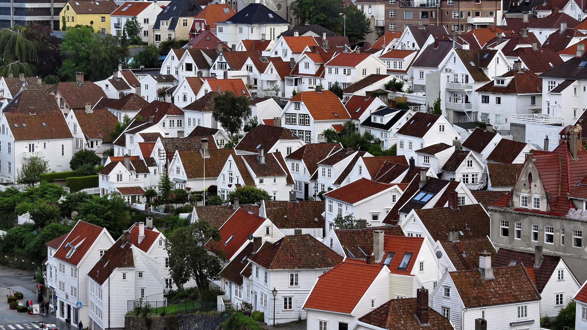 The Roofs of Old Stavanger